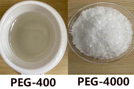 聚乙二醇PEG-400和PEG-4000的区别在哪里？还不看看嘛？